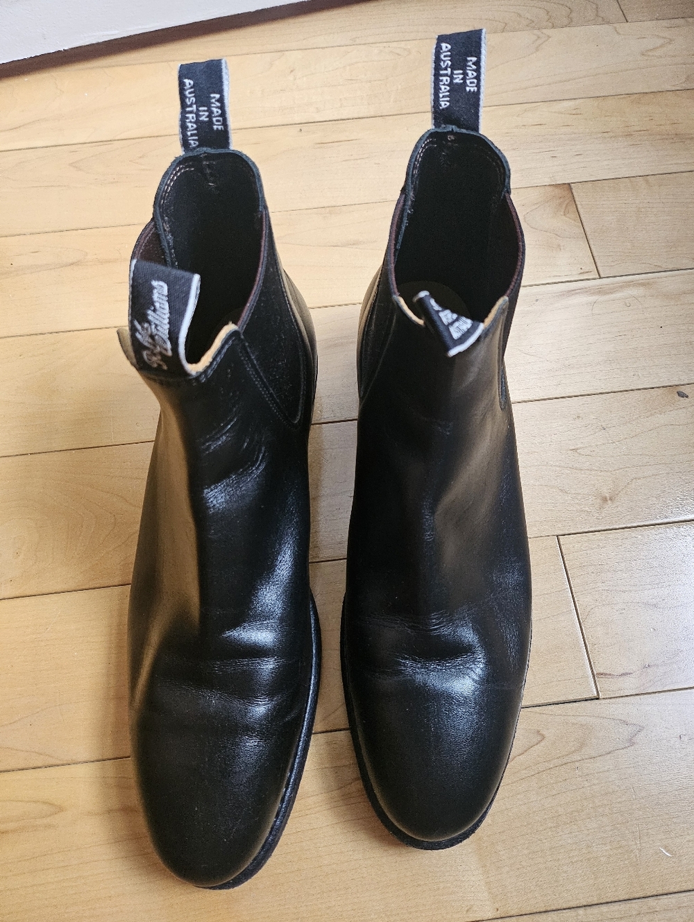 R.M. Williams Black Leather Boots